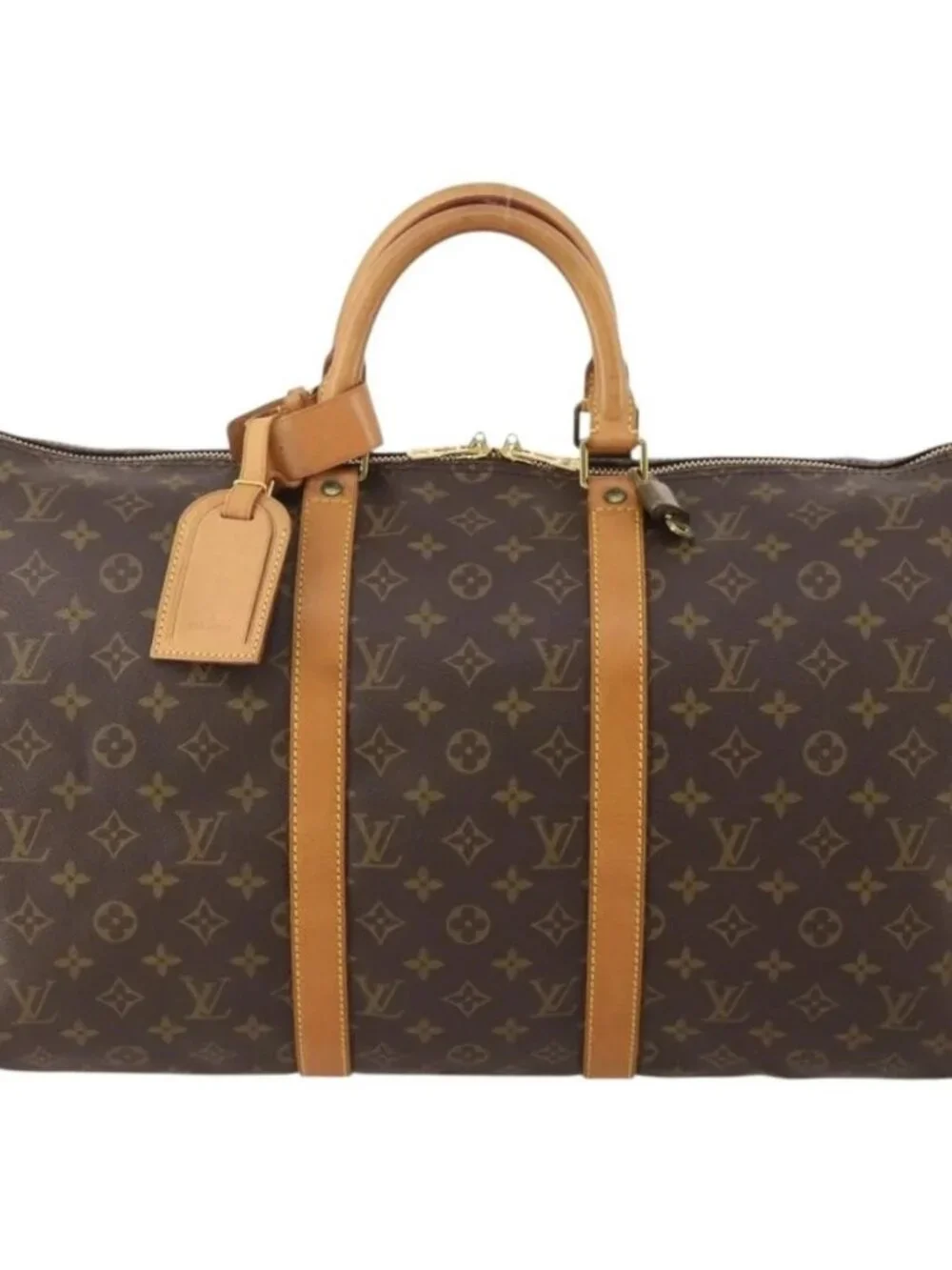 LOUIS VUITTON Monogram Keepall 50 Boston Bag M41426 LV Auth 179410A